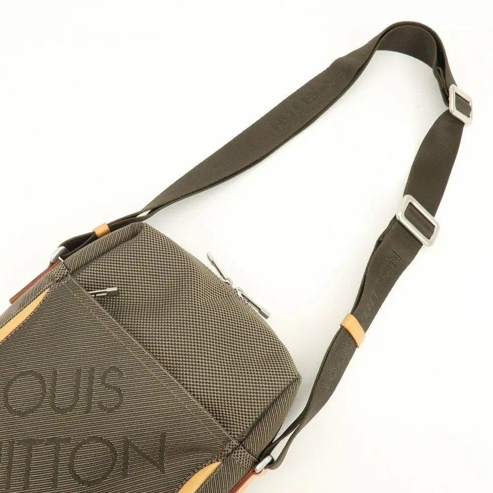 Louis Vuitton Damier Geant Citadin Crossbody Bag Brown